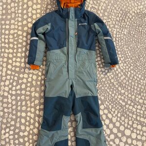 Columbia Kids' Blue and Orange Snowsuit